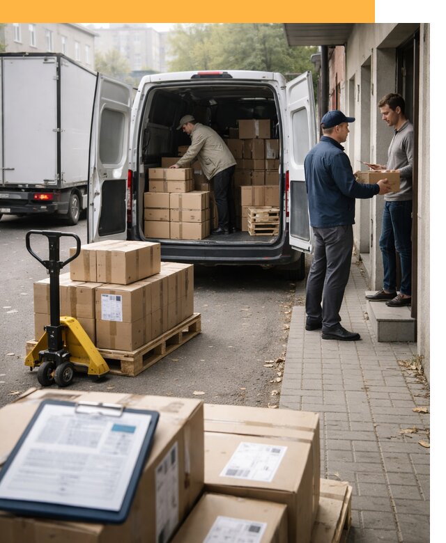 Доставка грузов от двери до двери с таможней от 46170 руб.