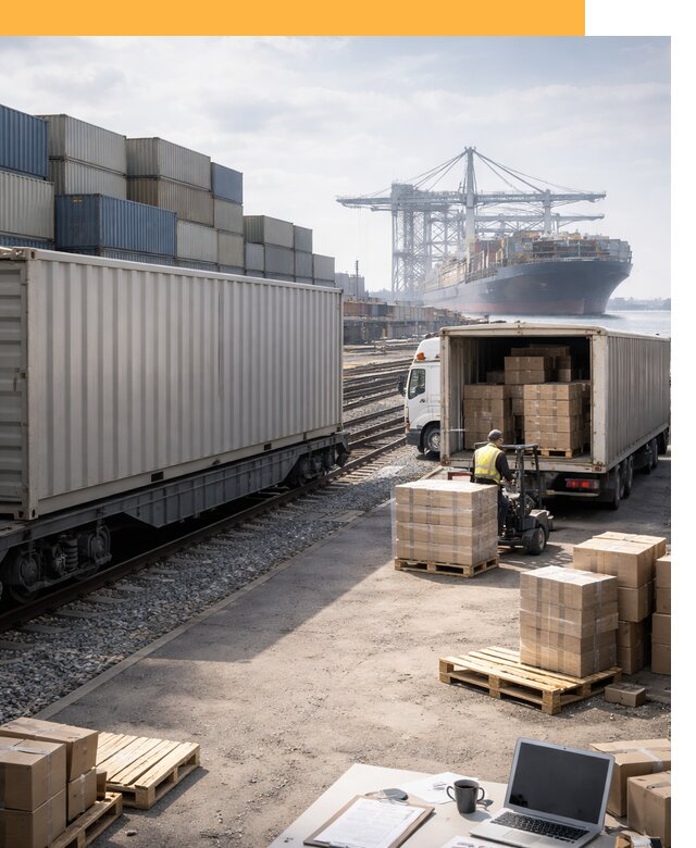 Мультимодальные перевозки грузов по миру от 46170 руб