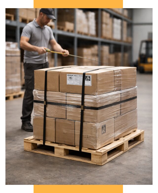 Упаковка и паллетирование грузов от 3591 р. | СетСервис-Врх
