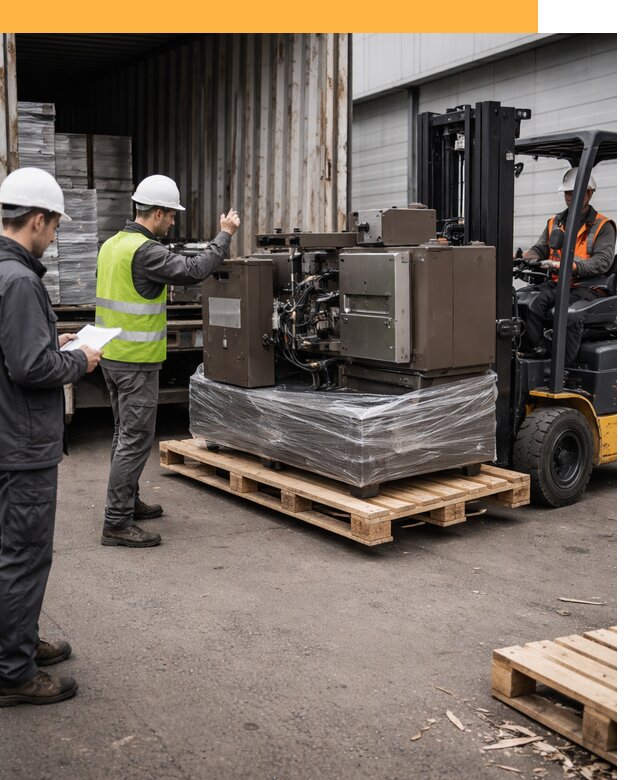 Доставка промышленного оборудования из Европы от 46170