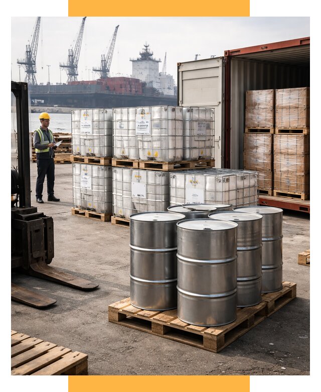 Доставка химического сырья из Индии от 256500 р. | СетСервис-Врх