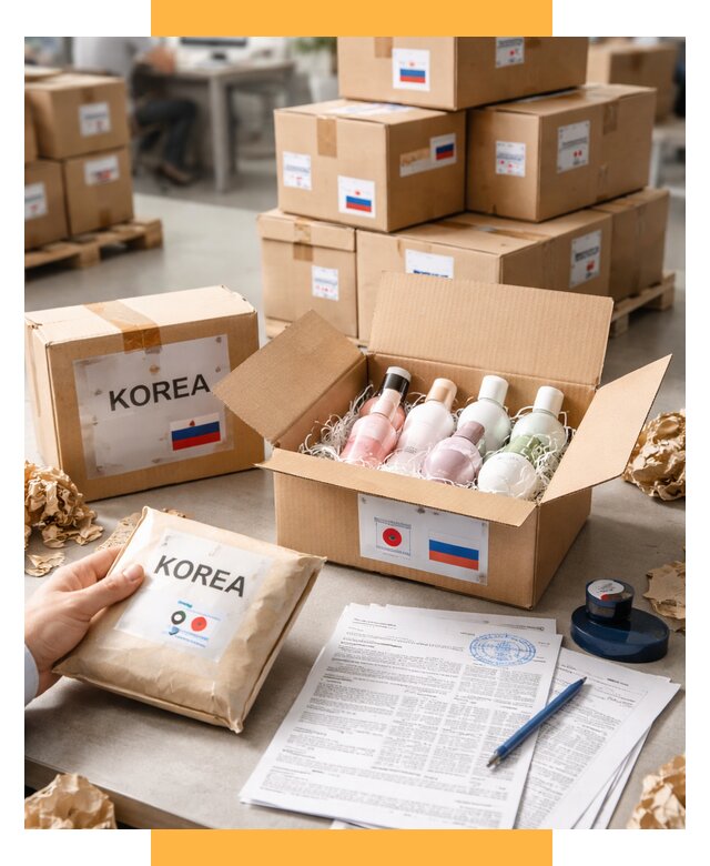 Доставка косметики из Кореи от 8721 р. под ключ | СетСервис-Врх