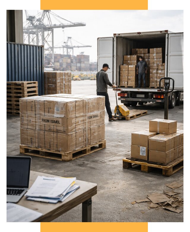 Доставка грузов из Израиля от 15390 р., логистика от СетСервис-Врх
