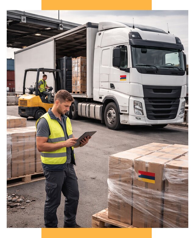 Автоперевозки из Армении от 97470 р. — услуги СетСервис-Врх