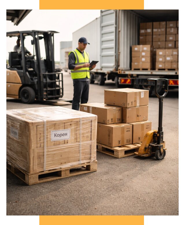 Доставка грузов в Корею из России от 35910 р. | СетСервис-Врх