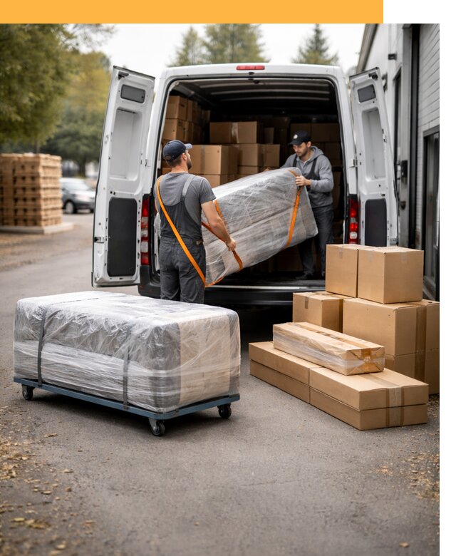 Перевозка мебели по России и за рубеж с таможней от 7695