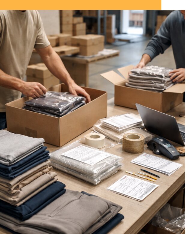 Перевозка одежды по миру от 7695 руб. с таможенным оформлением