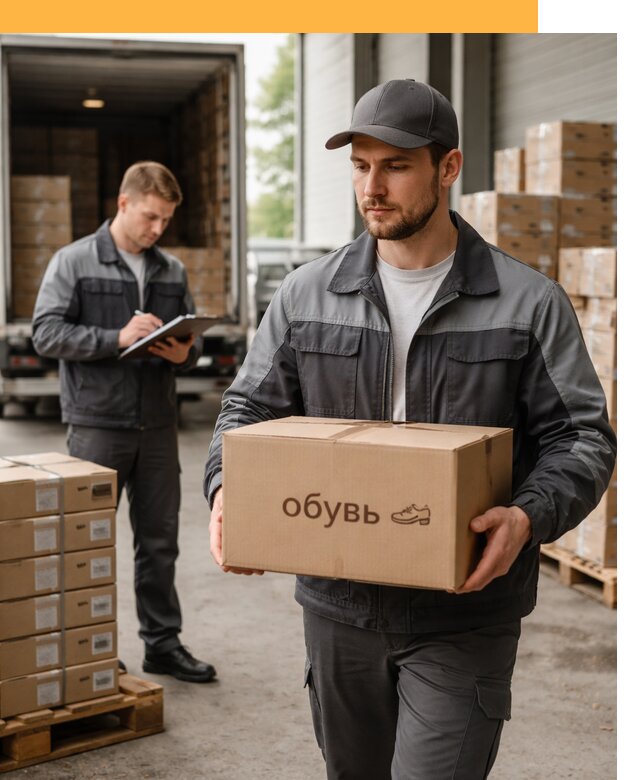 Международная перевозка обуви с таможенным оформлением от 4617