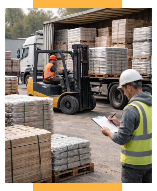 Перевозка строительных материалов от 5643 р. | СетСервис-Врх