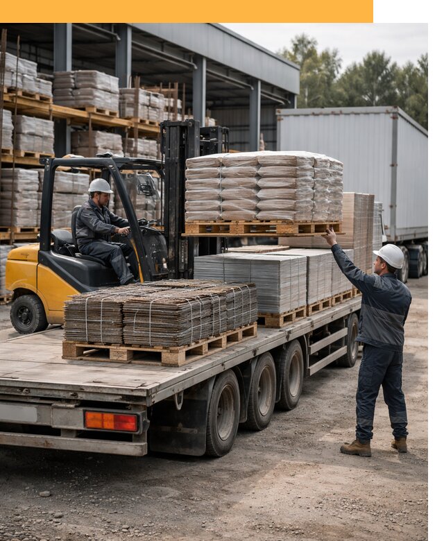 Перевозка строительных материалов по миру от 5643 руб