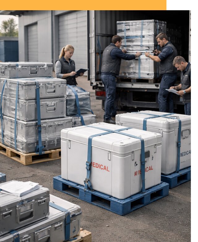 Перевозка медицинского оборудования по всему миру от 15390 руб