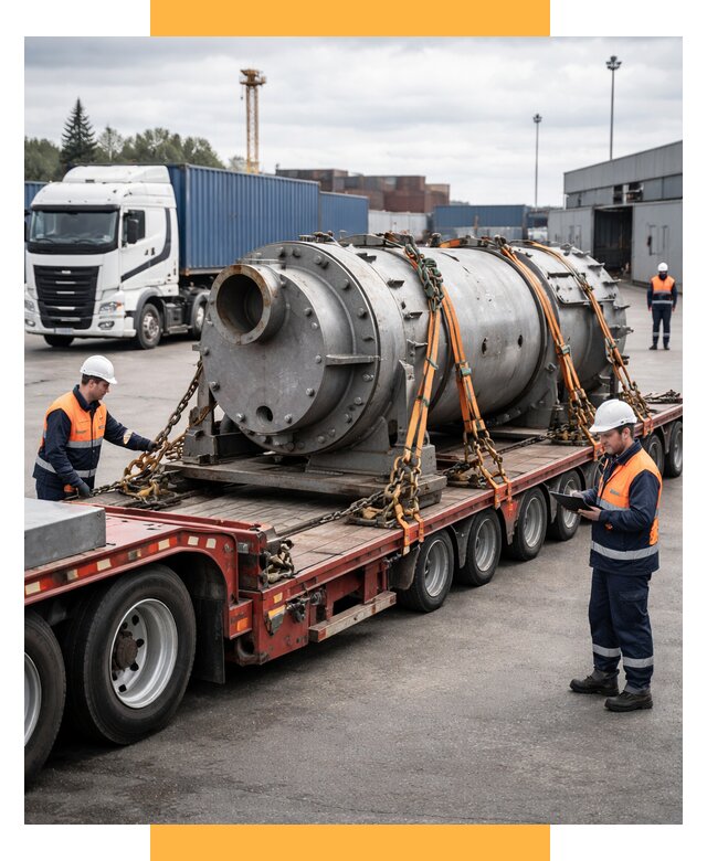 Перевозка тяжеловесных грузов под ключ от 153900 р. | СетСервис-Врх