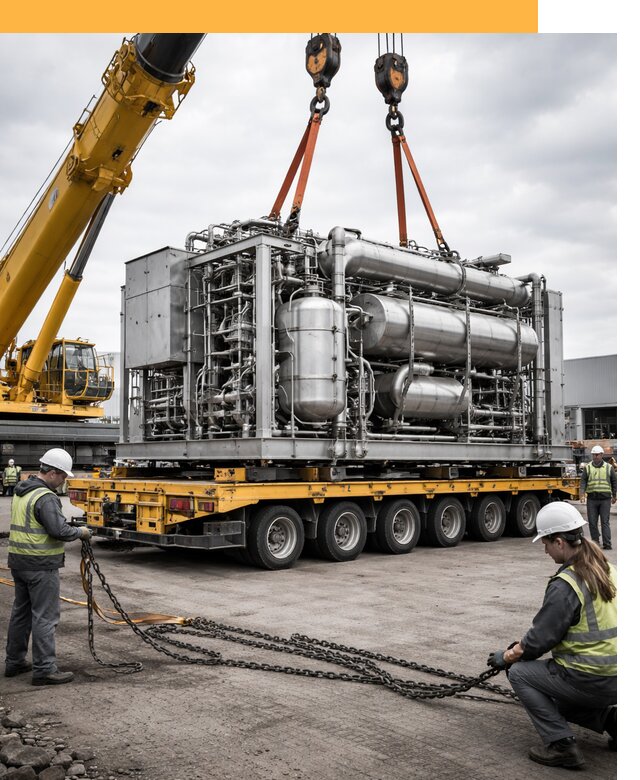 Перевозка тяжеловесных грузов по миру от 153900 руб