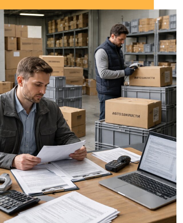 Таможенное оформление автозапчастей по выгодным тарифам от 8721